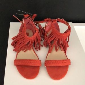 Fringe sandals